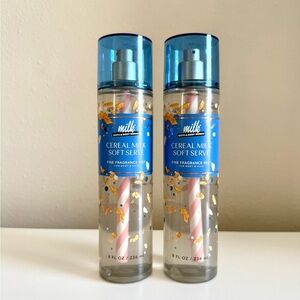 Bath and Body Works Milk Bar Cereal Soft Serve Fragrance Mist - Set of 2